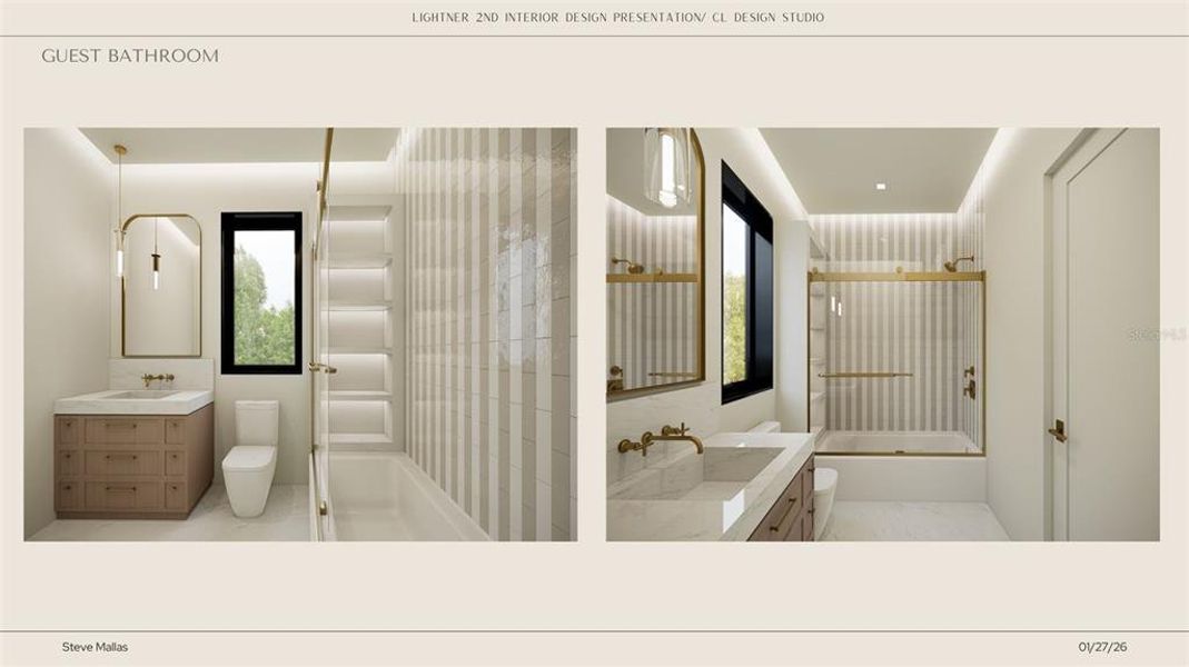 Furnished interior view inside a new home in , Tampa (Image 7).