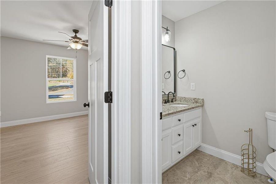 Furnished interior view inside a new home in , Dahlonega (Image 16).