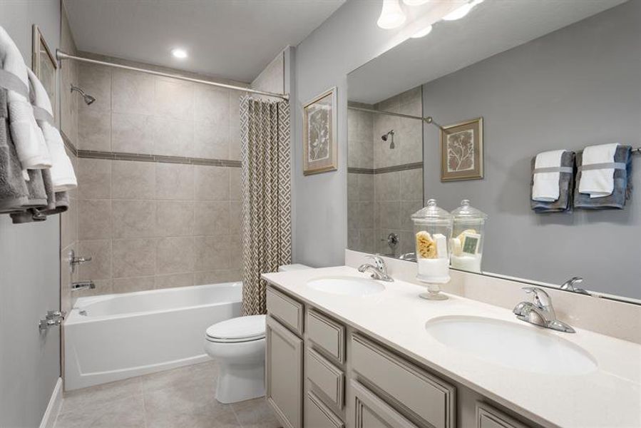 Furnished interior view inside a new home in The Crossings, St. Cloud (Image 22).
