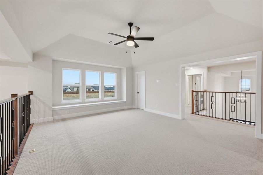 Spacious, unfurnished interior of a new home in Star Trail: 55ft. lots, Prosper (Image 22).