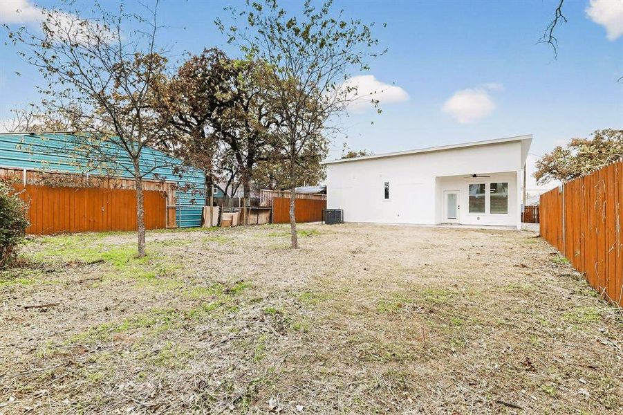 Exterior details and patio area of a home in , Dallas (Image 27). Exterior details and patio area of a home in , Dallas (Image 27).