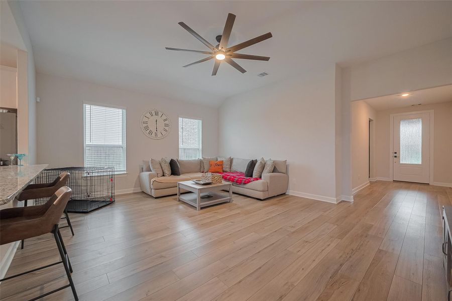 Furnished interior view inside a new home in , Santa Fe (Image 27). Furnished interior view inside a new home in , Santa Fe (Image 27).