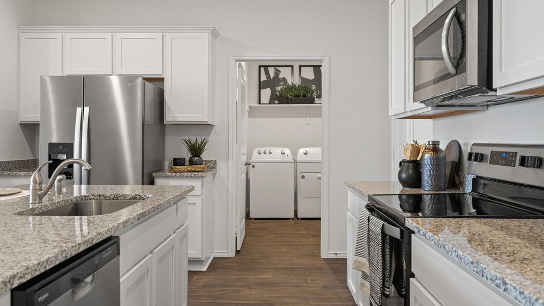 Furnished interior view inside a new home in Palomino, Manor (Image 11).