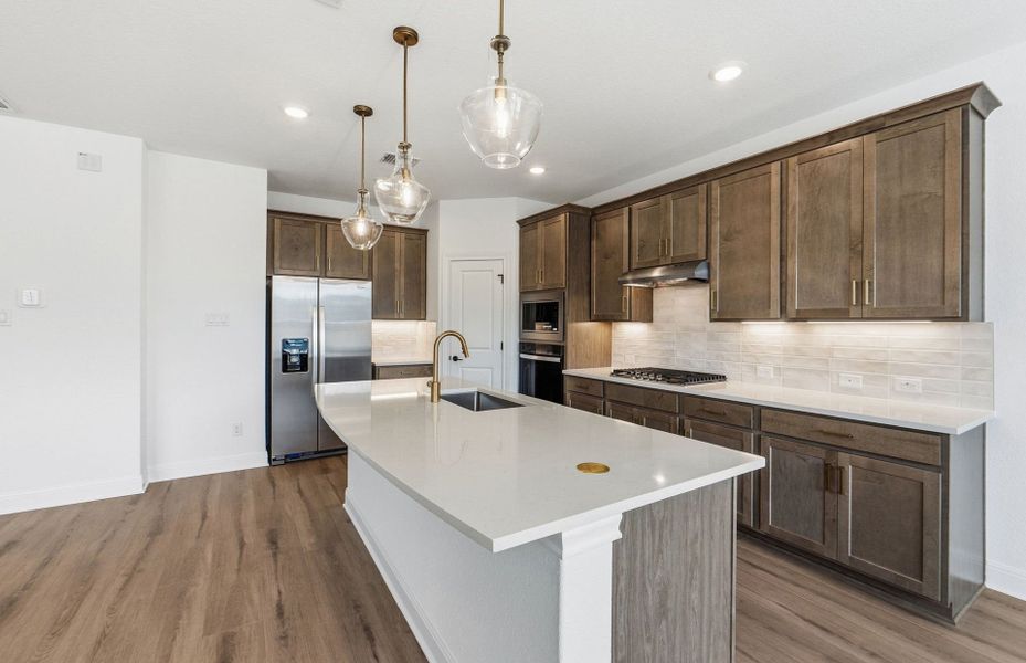 Furnished interior view inside a new home in Horizon Lake, Leander (Image 10). Furnished interior view inside a new home in Horizon Lake, Leander (Image 10).