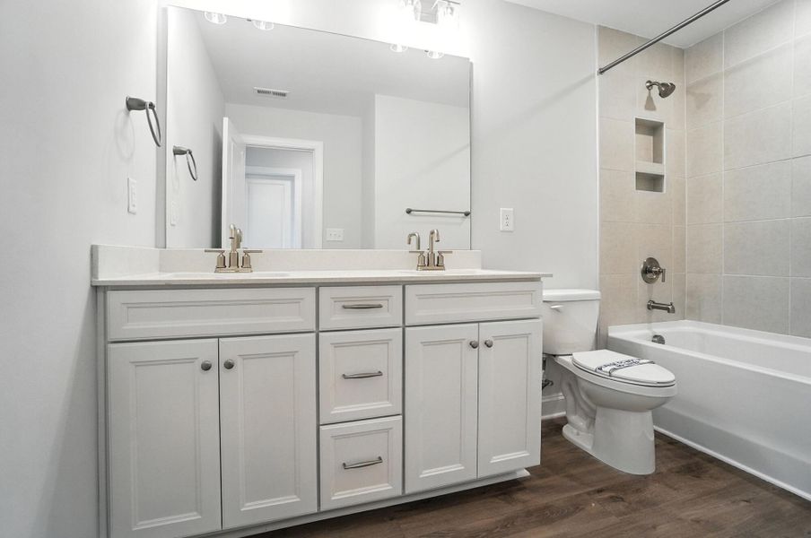 Furnished interior view inside a new home in Heritage - 55+ Community, Indian Trail (Image 14). Furnished interior view inside a new home in Heritage - 55+ Community, Indian Trail (Image 14).