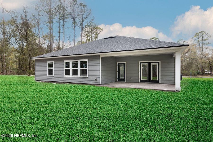 Exterior details and patio area of a home in , Middleburg (Image 18).