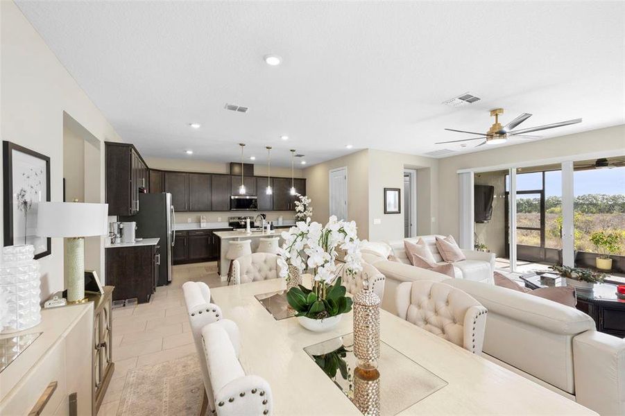 Furnished interior view inside a new home in , Lake Wales (Image 14). Furnished interior view inside a new home in , Lake Wales (Image 14).