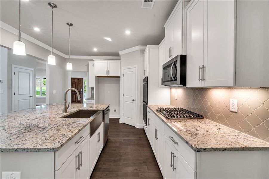 Furnished interior view inside a new home in Palmer Falls, Douglasville (Image 5).