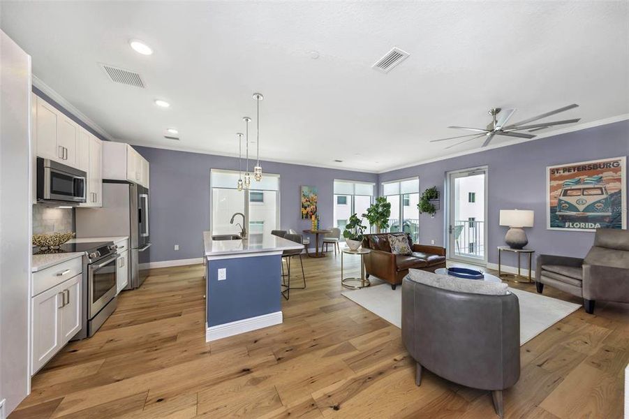 Furnished interior view inside a new home in Castille Urbana, St. Petersburg (Image 7).