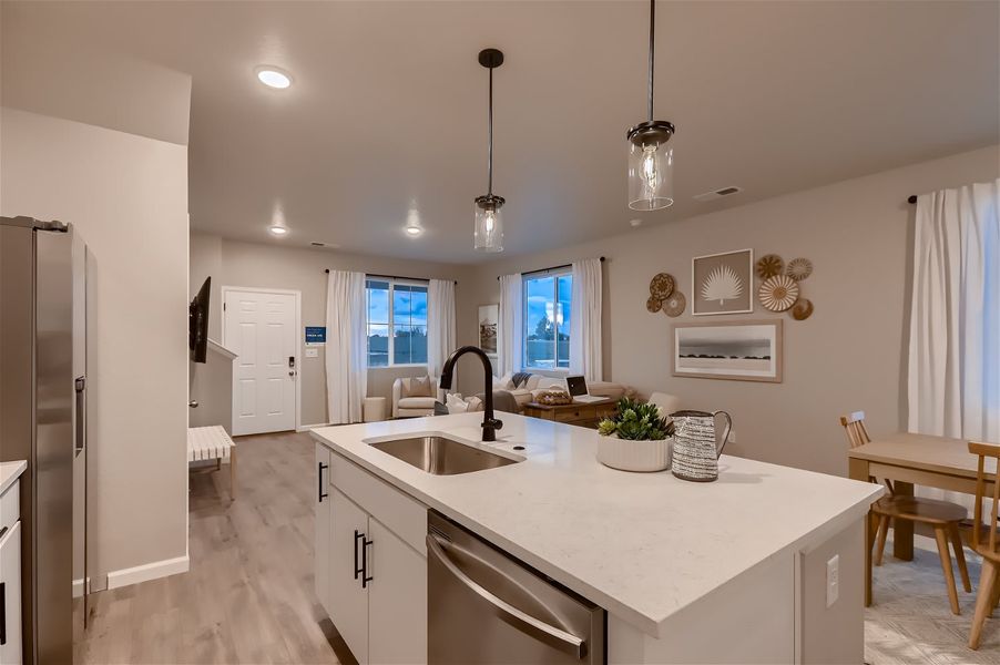 Kitchen | Biscayne | Spring Valley | New Homes In Longmont, CO By Landsea Homes