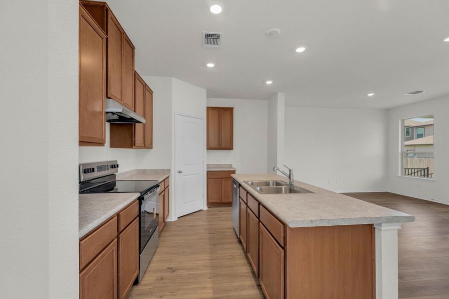 Furnished interior view inside a new home in Sonterra - Cool Water, Jarrell (Image 11).