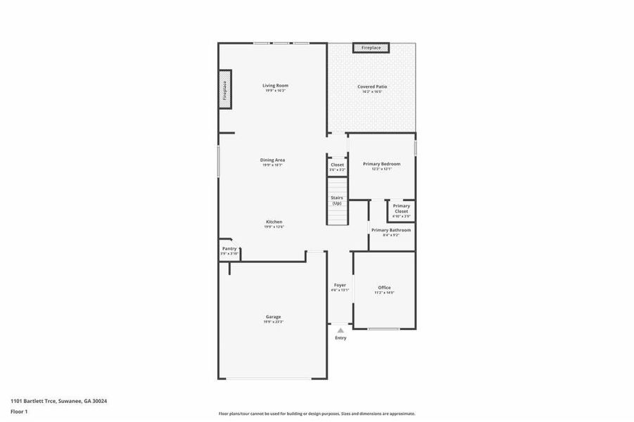 2D floor plan layout of this home in , Suwanee, GA (Image 5). 2D floor plan layout of this home in , Suwanee, GA (Image 5).