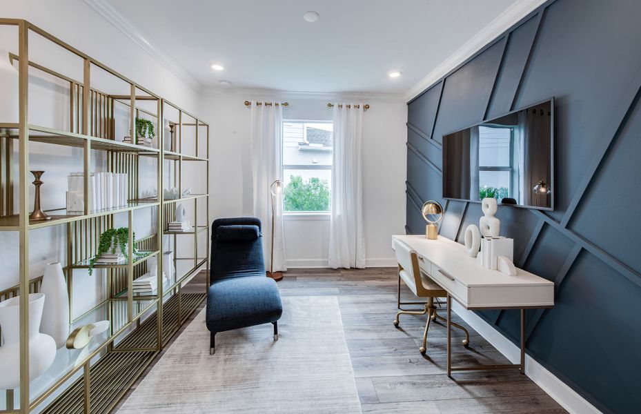 Flex room, perfect space for a home office Flex room, perfect space for a home office