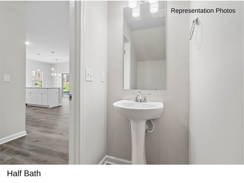 Furnished interior view inside a new home in McGee Place, Charlotte (Image 12).