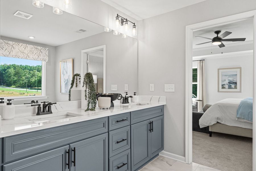 Representative furnished interior of a home built from the The Hickory A by Davidson Homes LLC in Wehunt Meadows, Hoschton (Image 30).