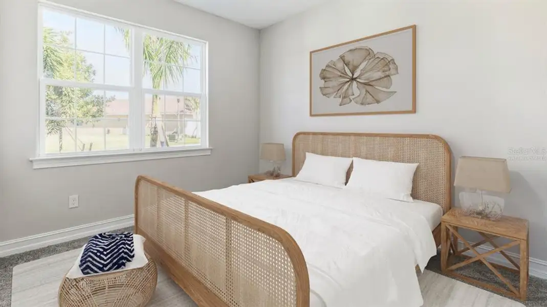 Furnished interior view inside a new home in Coral Lakes - Tradition & Express, Punta Gorda (Image 5).