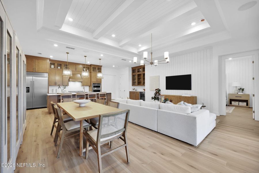 Furnished interior view inside a new home in Westerly Park at Wildlight, Yulee (Image 13).