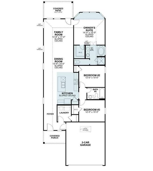 2D floor plan layout of this home in Sorella, Tomball, TX (Image 5). 2D floor plan layout of this home in Sorella, Tomball, TX (Image 5).
