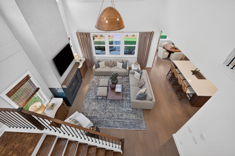 Representative furnished interior of a home built from the Newlyn by Pulte Homes in Bristol, Dawsonville (Image 46).