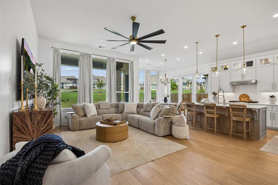 Furnished interior view inside a new home in Devonshire, Forney (Image 11).
