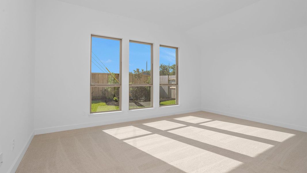 Spacious, unfurnished interior of a new home in Sienna 50', Missouri City (Image 12). Spacious, unfurnished interior of a new home in Sienna 50', Missouri City (Image 12).