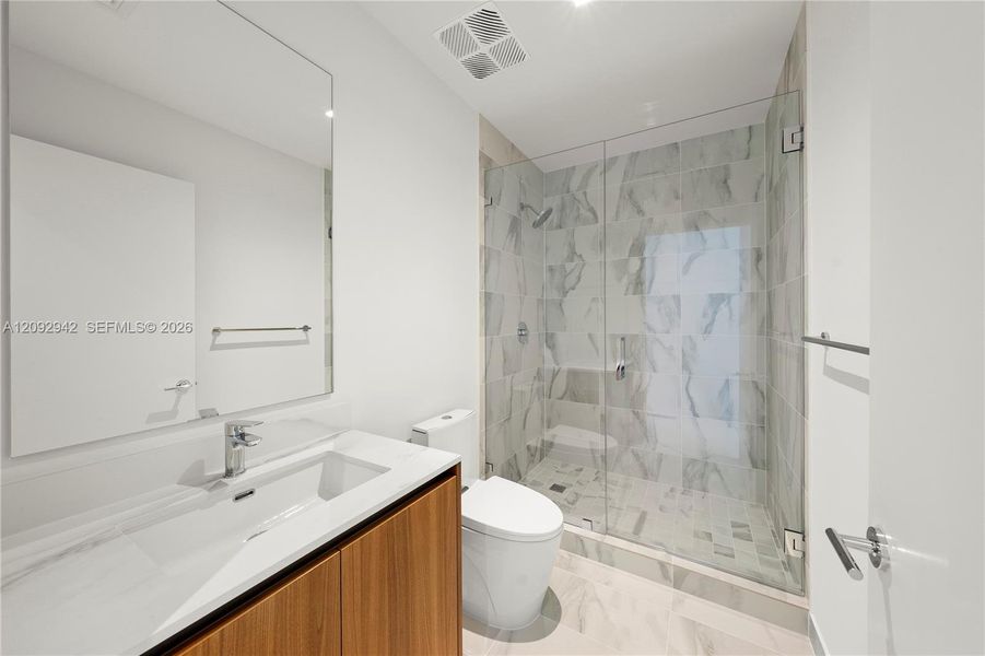 Furnished interior view inside a new home in , Miami (Image 5).