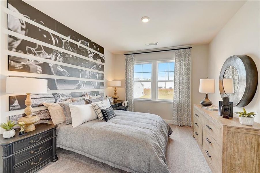 Furnished interior view inside a new home in Bailey Fence, Dacula (Image 43).