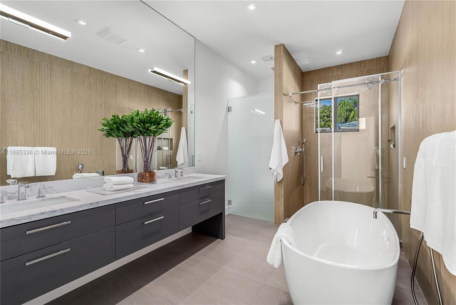 Furnished interior view inside a new home in , Miami Shores (Image 9).