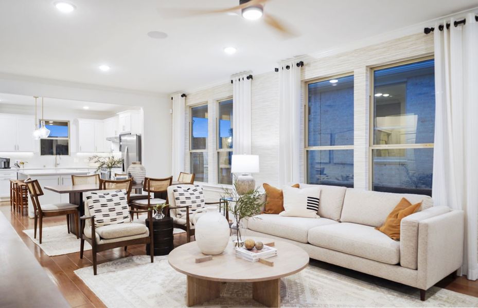 Representative furnished interior of a home built from the Flagstone by DiVosta in BeachWalk by Manasota Key, Englewood (Image 13).