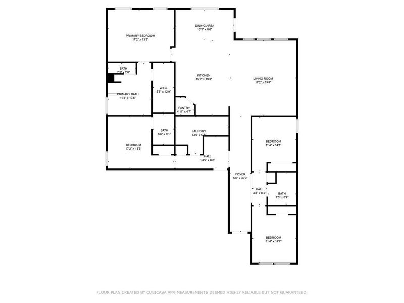 2D floor plan layout of this home in Williams Reserve East, Conroe, TX (Image 3).