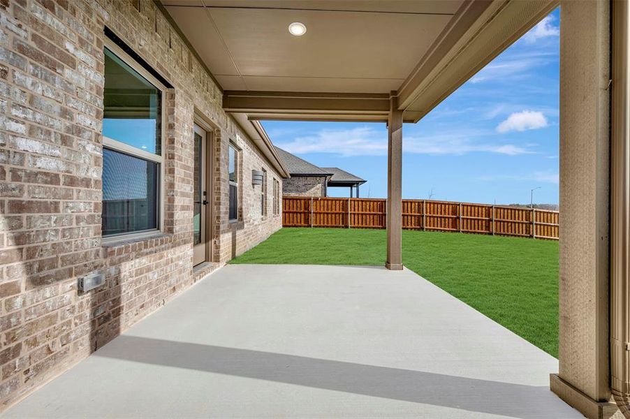 Exterior details and patio area of a home in Aspire at Reunion, Newark (Image 24). Exterior details and patio area of a home in Aspire at Reunion, Newark (Image 24).