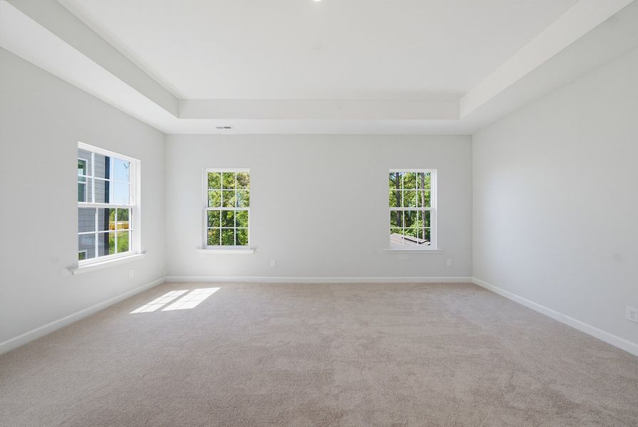 Spacious, unfurnished interior of a new home in Sweetbrier, Durham (Image 25).