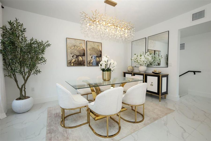Furnished interior view inside a new home in , Ormond Beach (Image 6). Furnished interior view inside a new home in , Ormond Beach (Image 6).