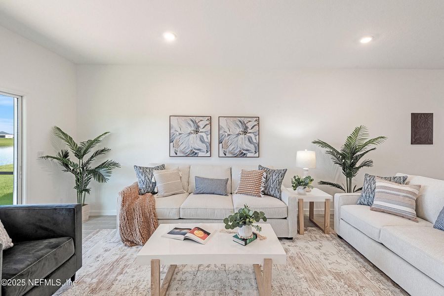 Furnished interior view inside a new home in Seaton Creek: Seaton Creek 50s, Jacksonville (Image 41).