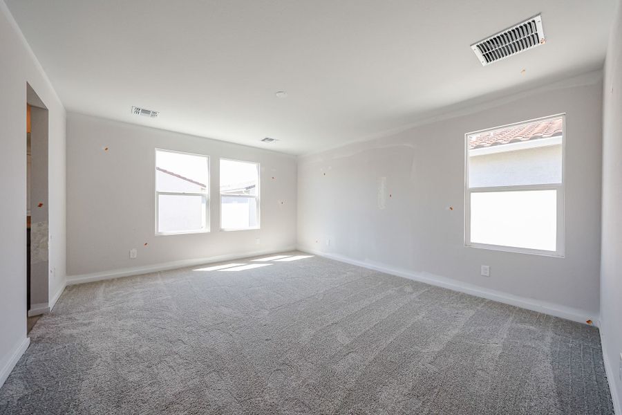 A room with windows. A room with windows.