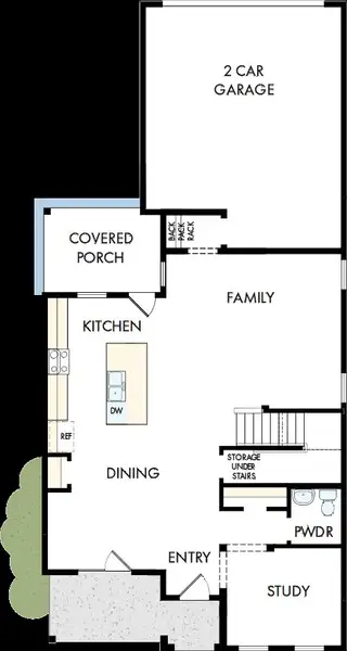 2D floor plan layout of this home in Heritage Green – The Classic Collection, Columbia, TN (Image 2). 2D floor plan layout of this home in Heritage Green – The Classic Collection, Columbia, TN (Image 2).