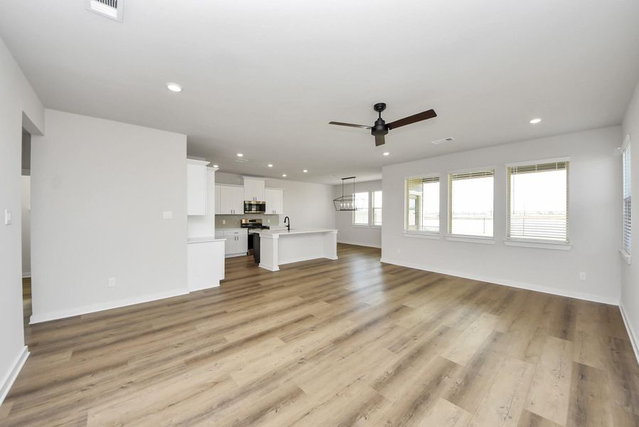 Living area open concept