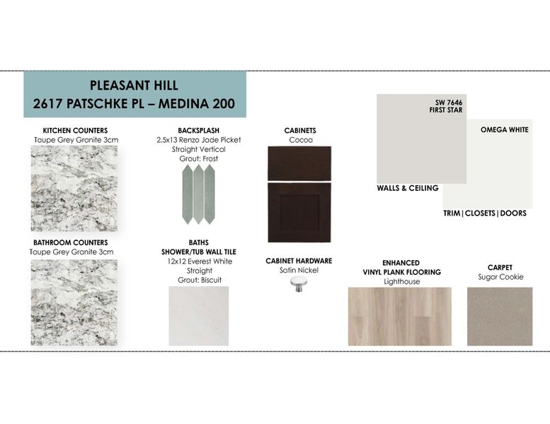 Sample of building materials used in homes in Pleasant Hill, Bryan (Image 4).
