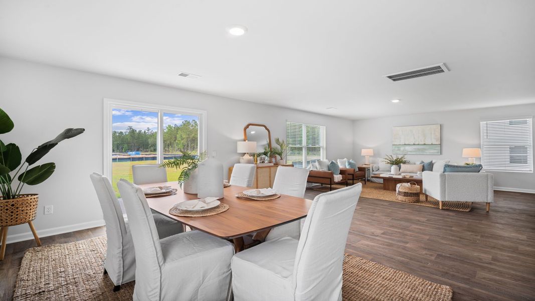 Furnished interior view inside a new home in The Lakes at North Glynn, Brunswick (Image 16).