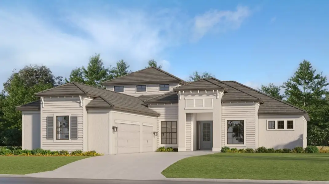 A coastal-inspired exterior A coastal-inspired exterior