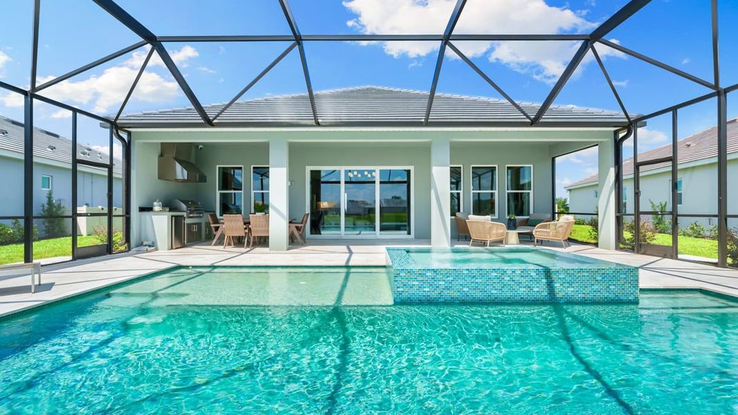 Exterior details and patio area of a home in Coasterra Community Group Page, Palmetto (Image 26).
