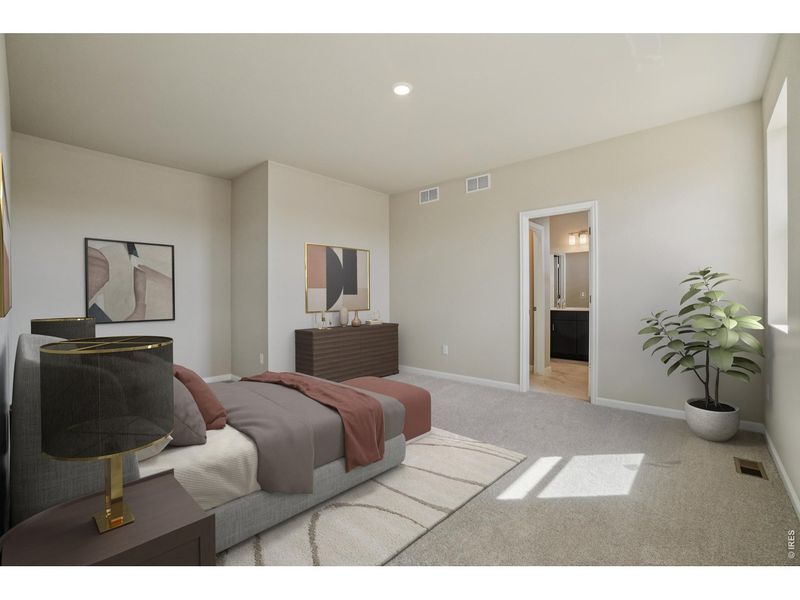 Furnished interior view inside a new home in Country Club Reserve, Fort Collins (Image 8).