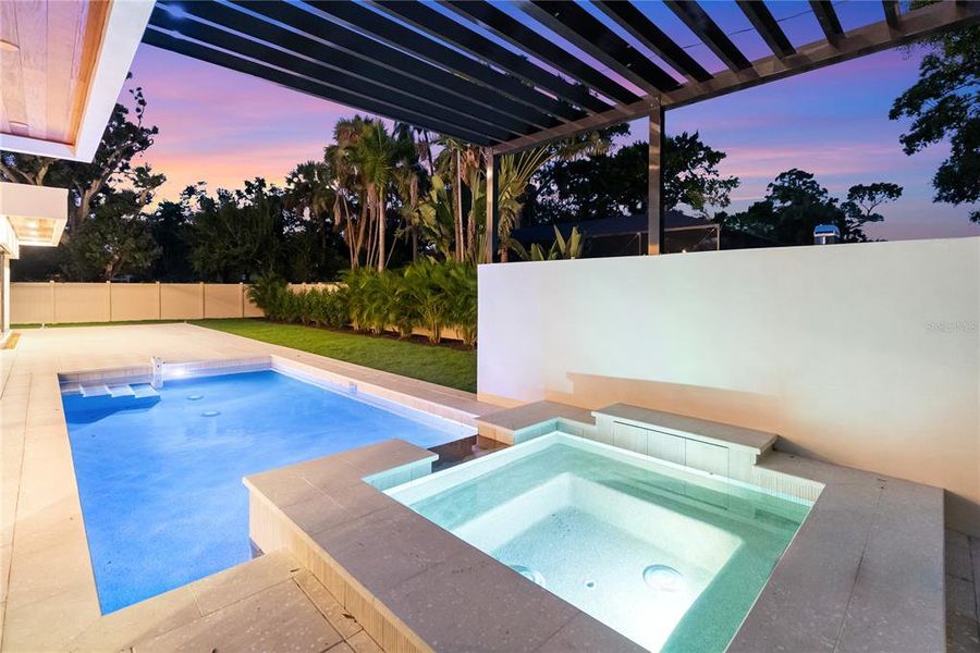 Exterior details and patio area of a home in , Sarasota (Image 29).