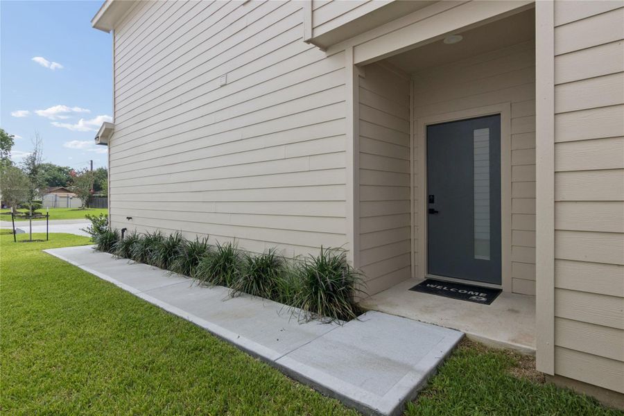 Exterior details and patio area of a home in , Houston (Image 3). Exterior details and patio area of a home in , Houston (Image 3).