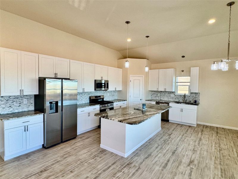 Furnished interior view inside a new home in , Bayou Vista (Image 10).