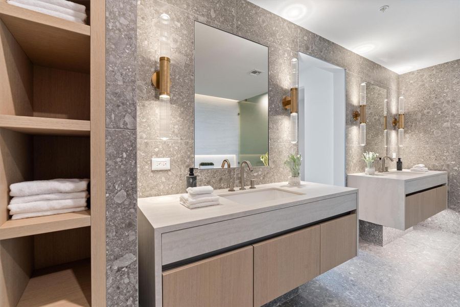 Furnished interior view inside a new home in Casamar, Pompano Beach (Image 10).