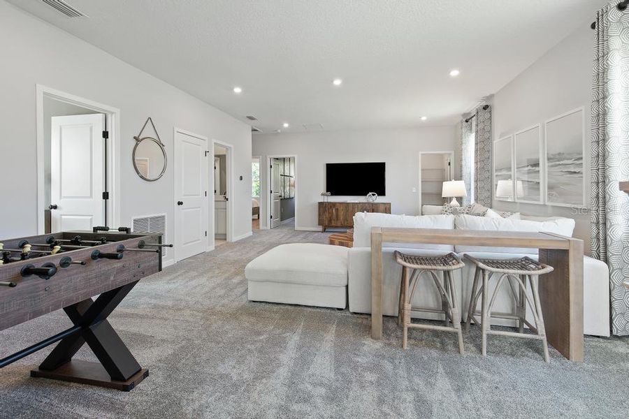 Furnished interior view inside a new home in Seminole Palms, Palm Coast (Image 22).