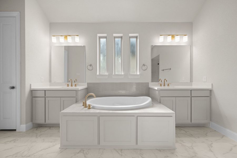 Furnished interior view inside a new home in Chapel Ridge, Waco (Image 11).