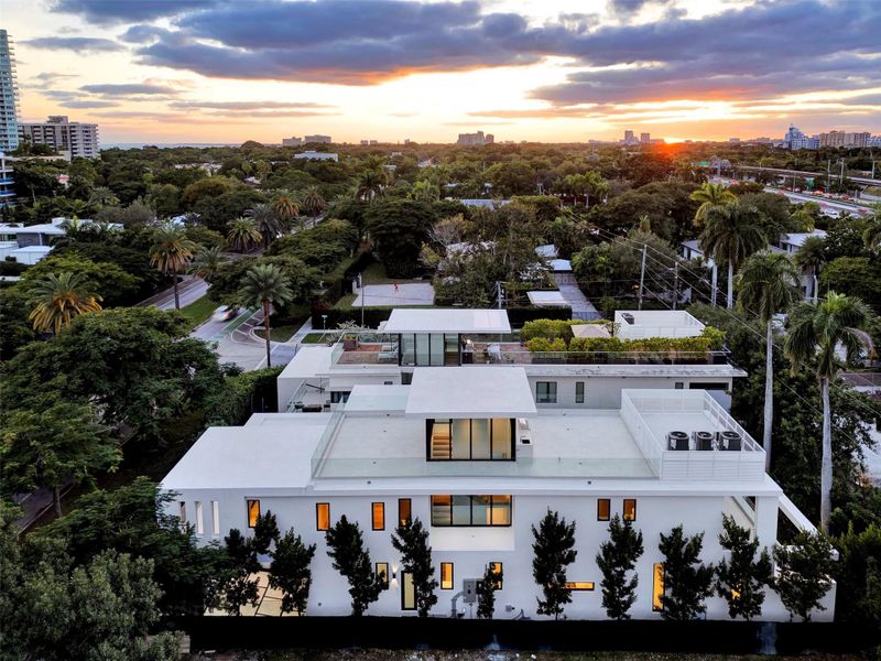Exterior details and patio area of a home in , Miami (Image 52). Exterior details and patio area of a home in , Miami (Image 52).