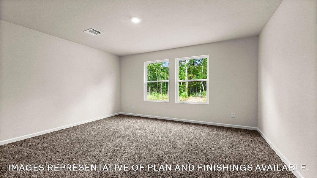 Representative unfurnished interior of a home built from the EDISON by D.R. Horton in Morford, Jackson (Image 18). Representative unfurnished interior of a home built from the EDISON by D.R. Horton in Morford, Jackson (Image 18).